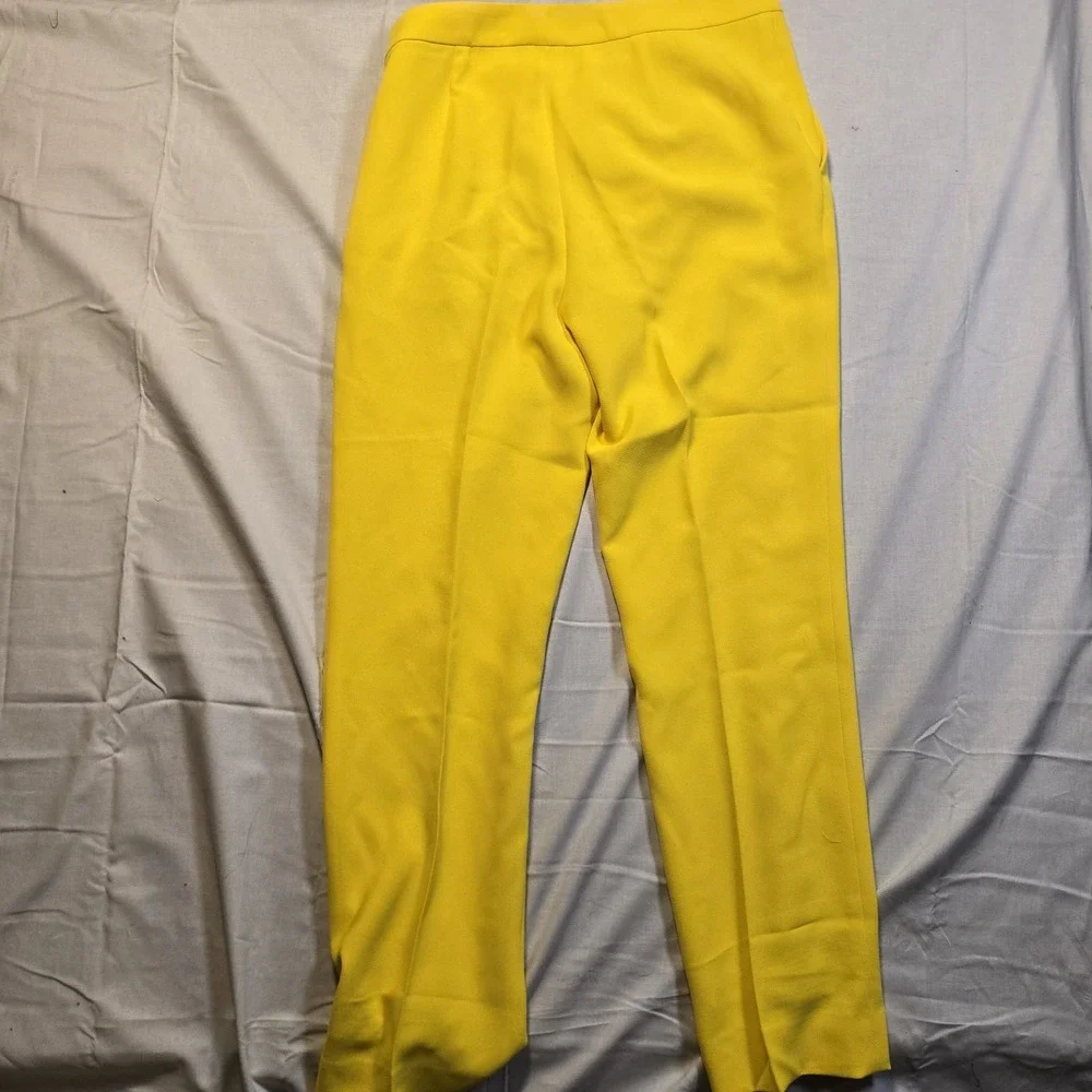Ralph Lauren Collection Women's Purple Label Dress Pants Yellow Size 4